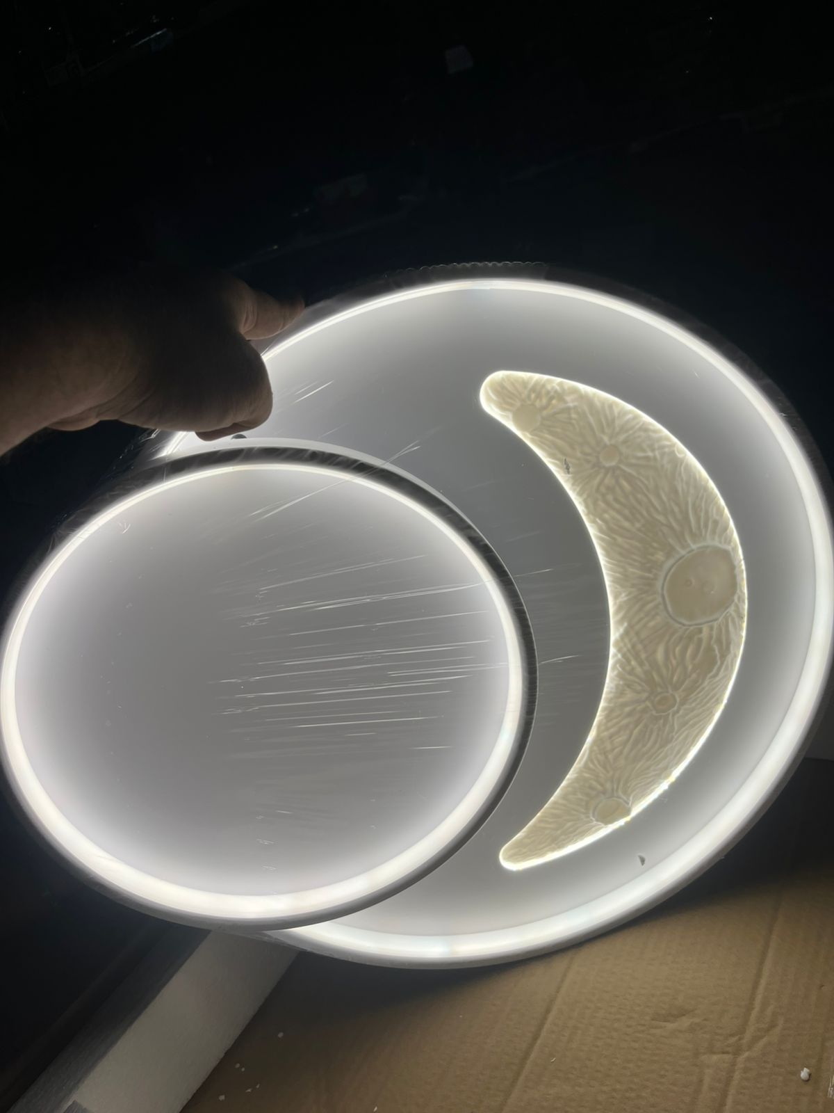 Modern Minimalist Cream Style Ceiling Lamp Home Decorate Surface Mounted Smart Living Room Bedroom Led Acrylic Ceiling Light-Other Interior Accessories-Lighting Hub-Lighting Hub