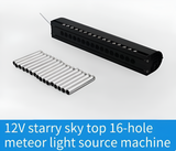 16W Meteor Machine for 16-Hole Straight Row Optical Fiber Dynamic with Starlight Sound Control