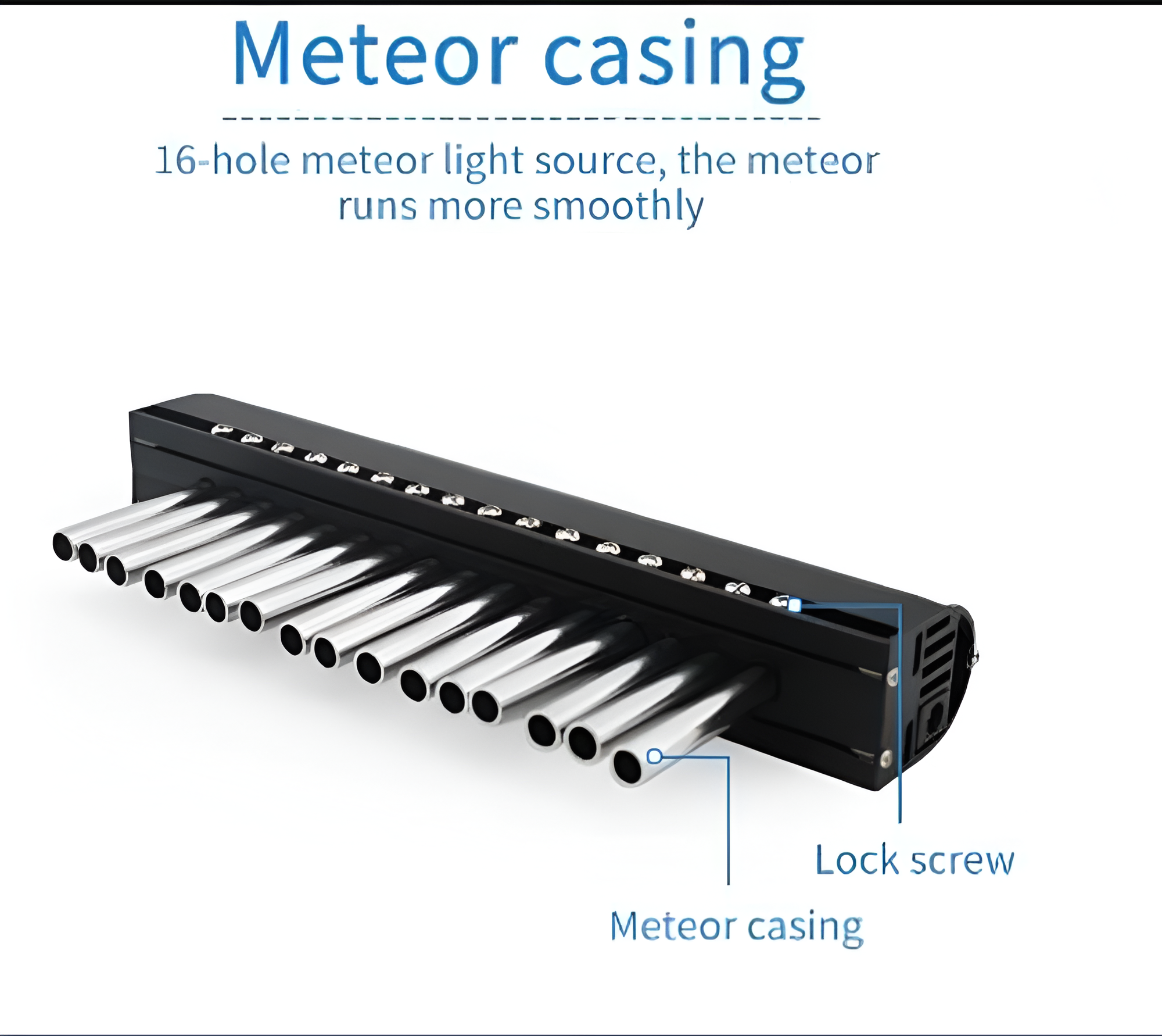 16W Meteor Machine for 16-Hole Straight Row Optical Fiber Dynamic with Starlight Sound Control-light engine-Lighting Hub-Lighting Hub