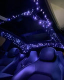 16W Engine Machine with 0.75mm 3 Meter PMMA Plastic End Glow Optical Fiber for Fiber Optic Shooting Star Ceiling Kit RGBW Light Musical Lighting for Car and Home - 380 Pieces (App+Remote)-Optic Fiber Light Kit-Lighting Hub-Lighting Hub