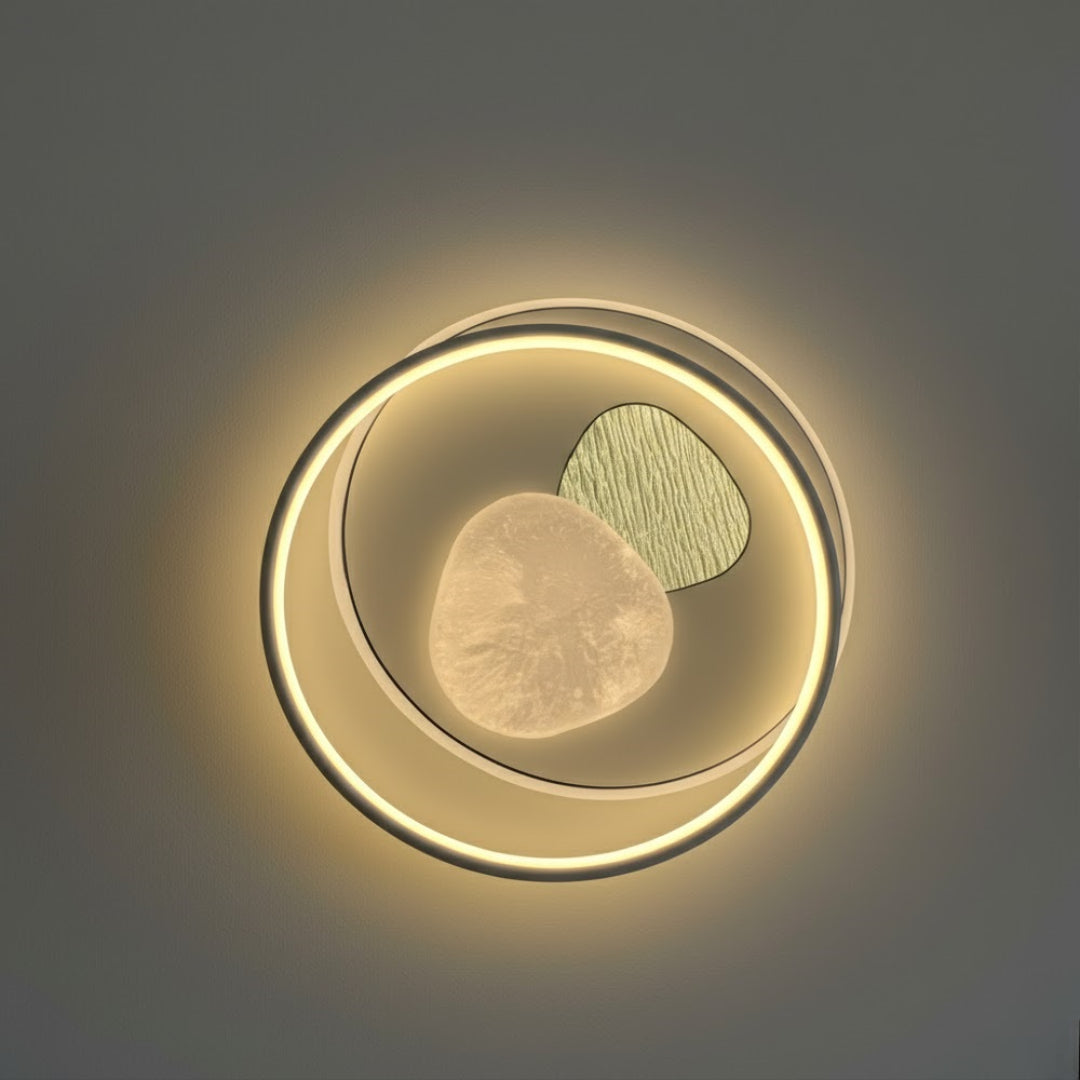 LED Ceiling Light Round Indoor Lamp Two-color Iron Base Lamp Surface Mounted for Bedroom Hotel Office-Other Interior Accessories-Lighting Hub-Lighting Hub