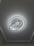 LED Ceiling Light Acrylic Star/Ball Round Indoor Lamp Two-color Iron Base Lamp Surface Mounted for Bedroom Hotel Office-Other Interior Accessories-Lighting Hub-Lighting Hub
