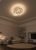 LED Ceiling Light Acrylic Star/Ball Round Indoor Lamp Two-color Iron Base Lamp Surface Mounted for Bedroom Hotel Office