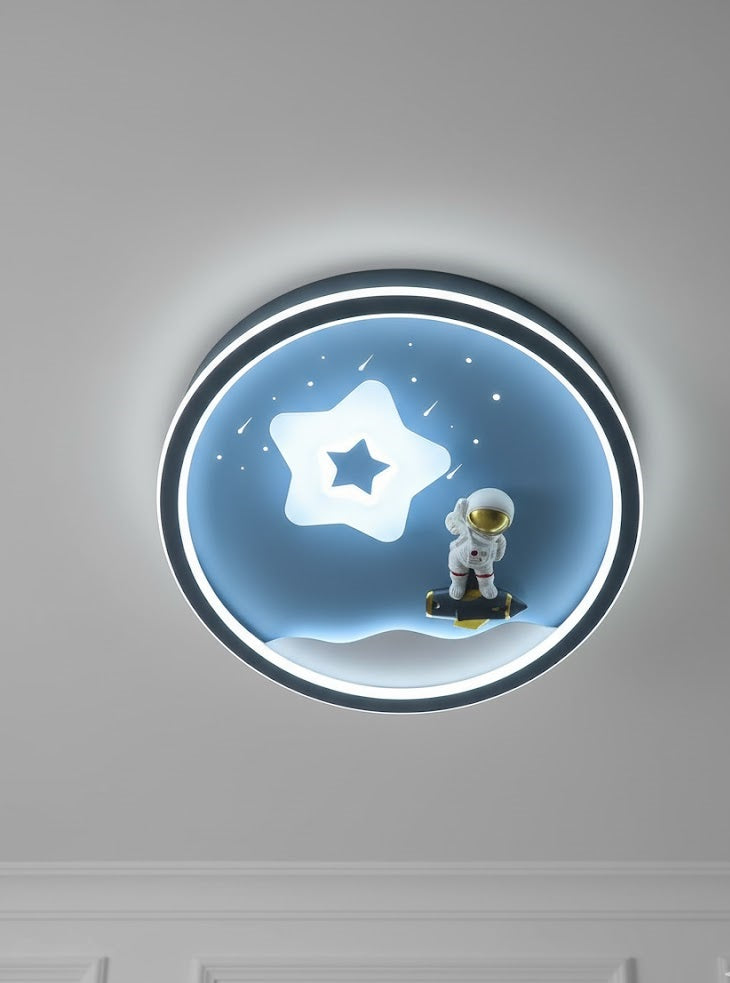 Modern LED Ceiling Light Aeroplane Shaped Lamp for Kids Bedroom AC Powered Indoor Mounted Lamp with Eye-Caring Surface-Other Interior Accessories-Lighting Hub-Lighting Hub