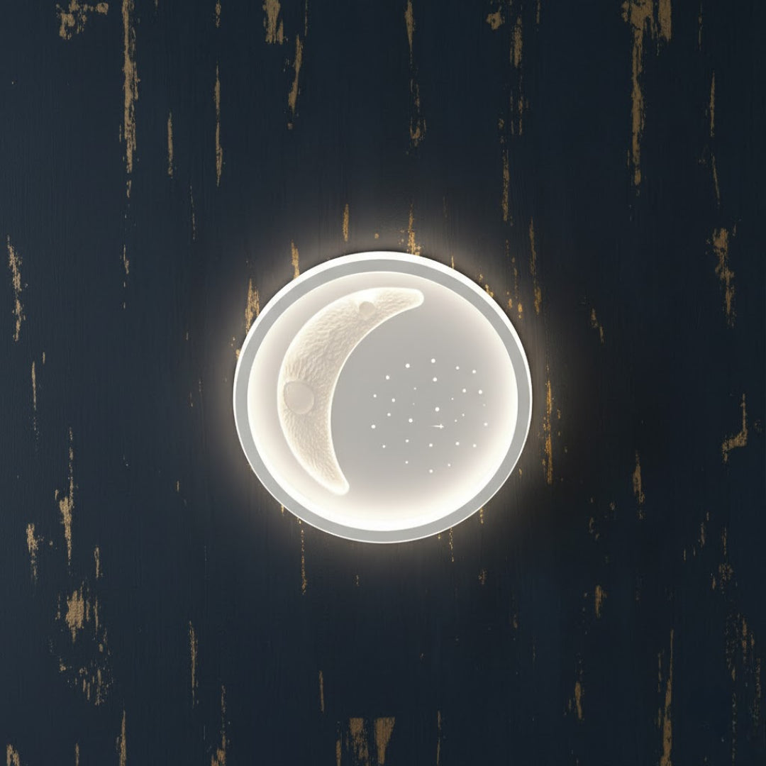 Modern Minimalist Moon and Star Style Ceiling Lamp Home Decorate Surface Mounted Smart Living Room Bedroom Led Acrylic Ceiling Light-Other Interior Accessories-Lighting Hub-Lighting Hub