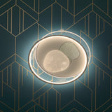 LED Ceiling Light Round Indoor Lamp Two-color Iron Base Lamp Surface Mounted for Bedroom Hotel Office-Other Interior Accessories-Lighting Hub-Lighting Hub