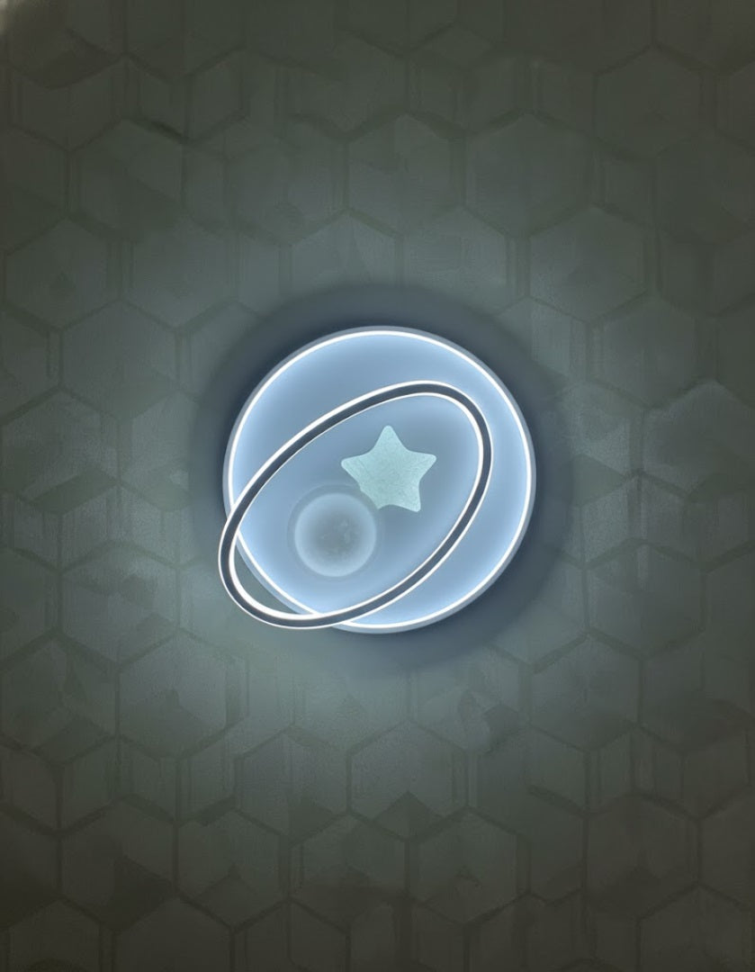 LED Ceiling Light Acrylic Star/Ball Round Indoor Lamp Two-color Iron Base Lamp Surface Mounted for Bedroom Hotel Office-Other Interior Accessories-Lighting Hub-Lighting Hub