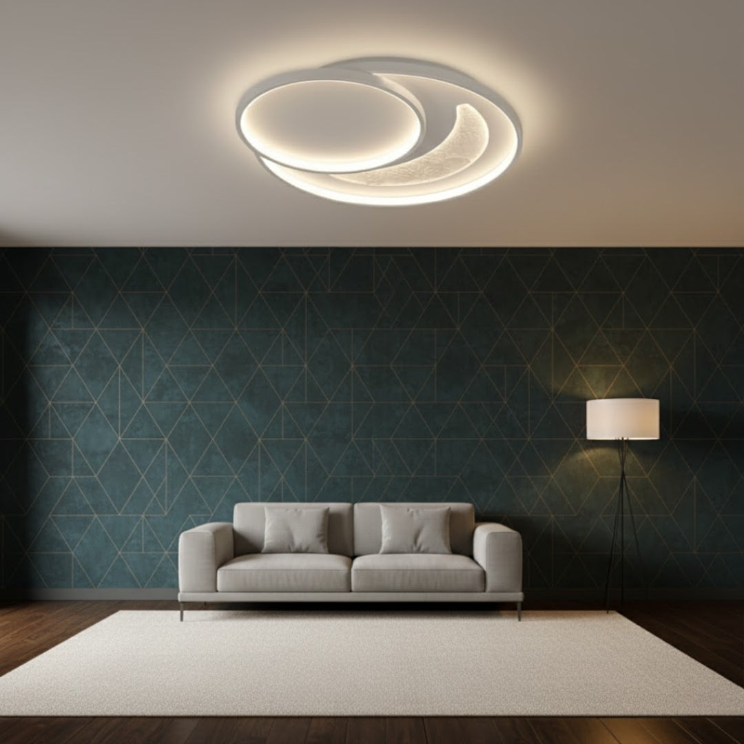 Modern Minimalist Cream Style Ceiling Lamp Home Decorate Surface Mounted Smart Living Room Bedroom Led Acrylic Ceiling Light-Other Interior Accessories-Lighting Hub-Lighting Hub