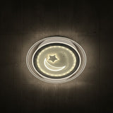LED Ceiling Light Stars Moons Clouds Stars Round Indoor Lamp Two-color Iron Base Lamp Surface Mounted for Bedroom Hotel Office-Other Interior Accessories-Lighting Hub-Lighting Hub