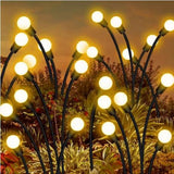 LED Light Outdoor Decoration Landscape Waterproof Firework Firefly Garden Lights Lawn Decor Lighting (Pack of 10 with driver)