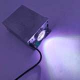 Mini 45W LED Fiber Optic Light Engine, Water-Resistant RGB Light Source with Sound Activation for Outdoor Trees, Pools, Indoor Waterfalls, Aquariums, Halloween & Christmas Decor-light engine-Lighting Hub-Lighting Hub