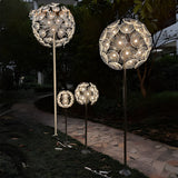 LED Warm White  dandelion lamp outdoor waterproof IP65 optical fiber lamp garden decorative lamp