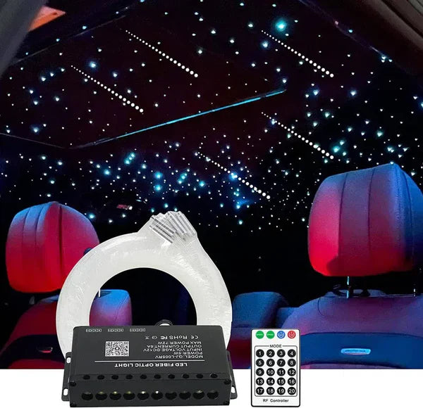 5W White Fiber Optic Shooting Star Headliner Starlight Engine Machine Use For Car & Home (Fiber Not Included)