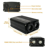 ESKA 32W Rgbw Led Fiber Optic Star Ceiling Light Engine with Wall Touch Sensor