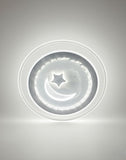 LED Ceiling Light Stars Moons Clouds Stars Round Indoor Lamp Two-color Iron Base Lamp Surface Mounted for Bedroom Hotel Office