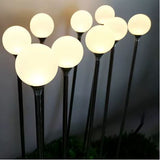 Street Park Garden Decorative 12V Led Fiber Optic Reed Flower Light for Landscape Flower Light Decorative Lights (Pack of 10 With Driver)