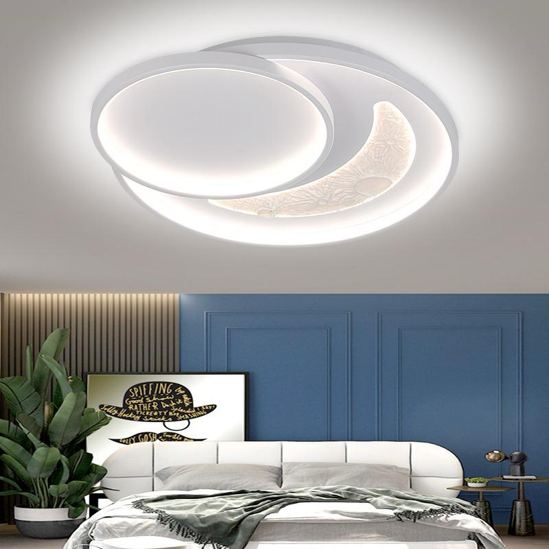 Modern Minimalist Cream Style Ceiling Lamp Home Decorate Surface Mounted Smart Living Room Bedroom Led Acrylic Ceiling Light