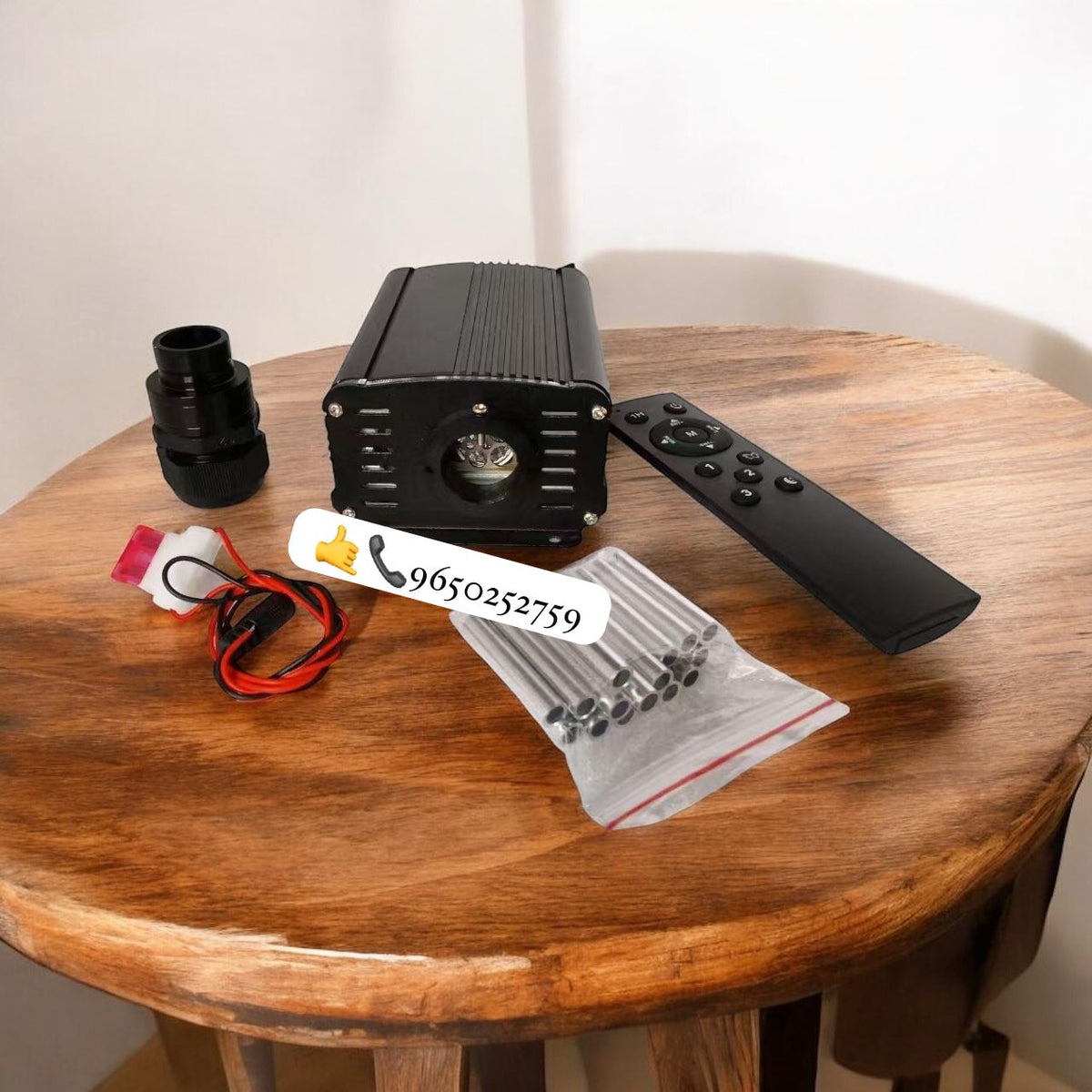 18 Watt Warm White plus White twinkle plus Shooting Optic Fiber Light Engine Machine.