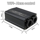 WiFi ALEXA 32W RGBW LED Fiber Optic Lighting App & Voice Control Optical Fiber Source for Alexa