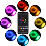16W 380pcs 9.8ft Car Use Bluetooth RGBW LED Fiber Optic Star Ceiling Headliner Light Kit APP+Remote Music Mode Optical Fiber+Adapter for Car/Ceiling-Optic Fiber Light Kit-Lighting Hub-Lighting Hub
