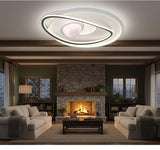 LED Ceiling Light Moons  Round Indoor Lamp Two-color Iron Base Lamp Surface Mounted for Bedroom Hotel Office