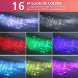 16WApp+ Remote Twinkle Fiber Optic Light Kit 16.4ft/5m 0.5MM-250Pcs, 0.75MM-300Pcs, 1MM-30Pcs, 1.5MM-20Pcs for Car Starlight and Home(600Pcs/5Meter)