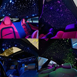 16WApp+ Remote Twinkle Fiber Optic Light Kit 9.8ft/3m 0.5MM-200Pcs, 0.75MM-200Pcs, 1MM-30Pcs, 1.5MM-20Pcs for Car Starlight and Home(450Pcs/3Meter)