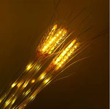 Event Holiday Lighting Wedding Decoration Fabric Led Wheat Reed Spike Led Garden Light (Pack of 10 with Driver)