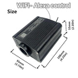 WiFi Alexa 16w RGBW LED Fiber Optic Lighting App Voice Control Optical Fiber Light Source For Alexa-optic fiber-Lighting Hub-Online hub
