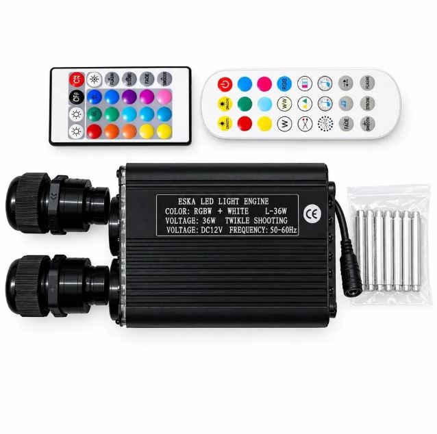 ESKA 36W RGBW Light Engine with WiFi & Remote Control, Twinkle With Shooting Effect for Star Ceiling