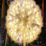 LED Warm White  dandelion lamp outdoor waterproof IP65 optical fiber lamp garden decorative lamp