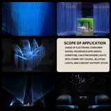 40W 4 Heads Fiber Projector for Home,car,cinema,theater Ceiling Star Twinkle Engine With RF APP Control-light engine-Lighting Hub-Lighting Hub