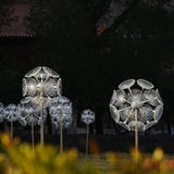 LED Warm White  dandelion lamp outdoor waterproof IP65 optical fiber lamp garden decorative lamp