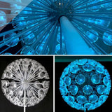 LED RGB dandelion lamp outdoor waterproof IP65 optical fiber lamp garden decorative lamp