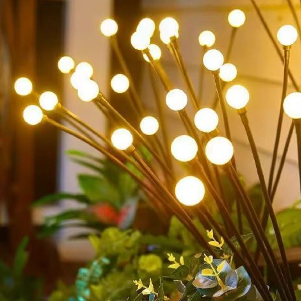 LED Light Outdoor Decoration Landscape Waterproof Firework Firefly Garden Lights Lawn Decor Lighting (Pack of 10 with driver)