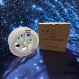 0.5MM 19685ft(6000m)/roll Diameter 0.019in(0.5MM) End Glow Optical Fiber Light PMMA Plastic Cable for LED Fiber Optic Star Ceiling Light lamp Car and Home Purpose