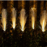 Modern Reed Waterproof Garden Flower Lamp Outdoor Decorative Fiber Optical Light (Pack of 10 with driver)