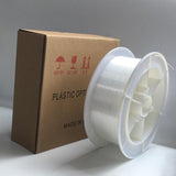 0.75MM 8858ft(2700m)/roll Diameter 0.03in(0.75mm) PMMA Plastic End Glow Optical Fiber Light Cable for LED Fiber Optic Star Ceiling Light lamp